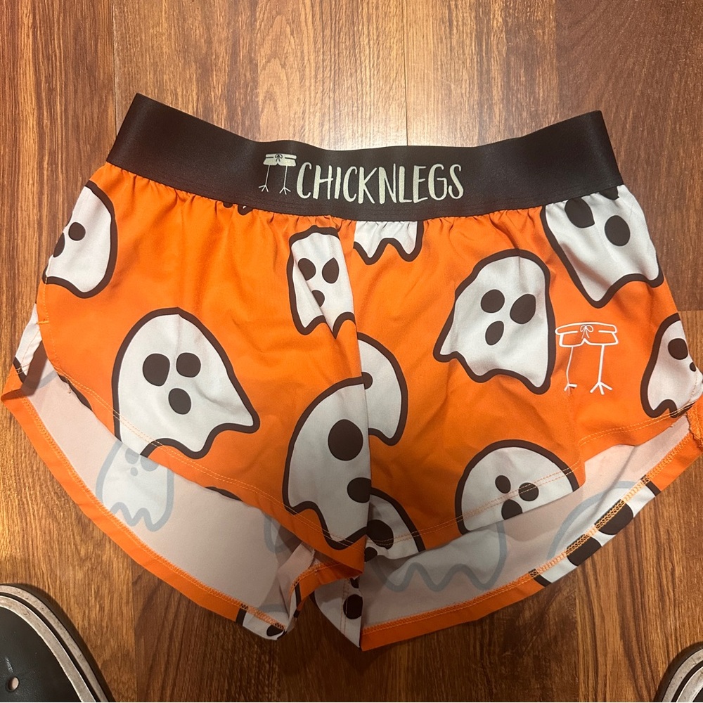 ChicknLegs Ghost Print Running Shorts